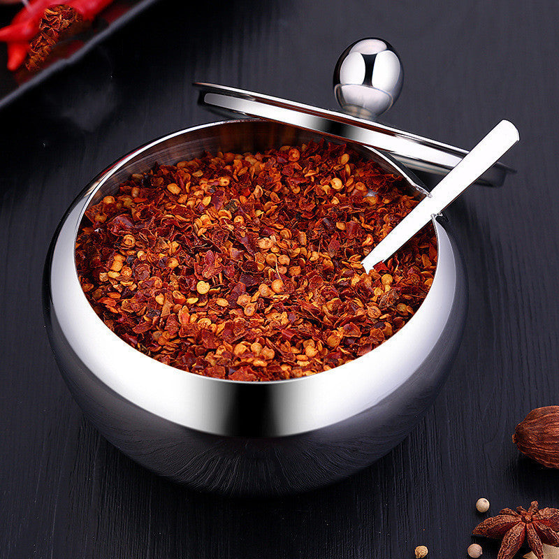 Kitchen Stainless Steel Seasoning Pot