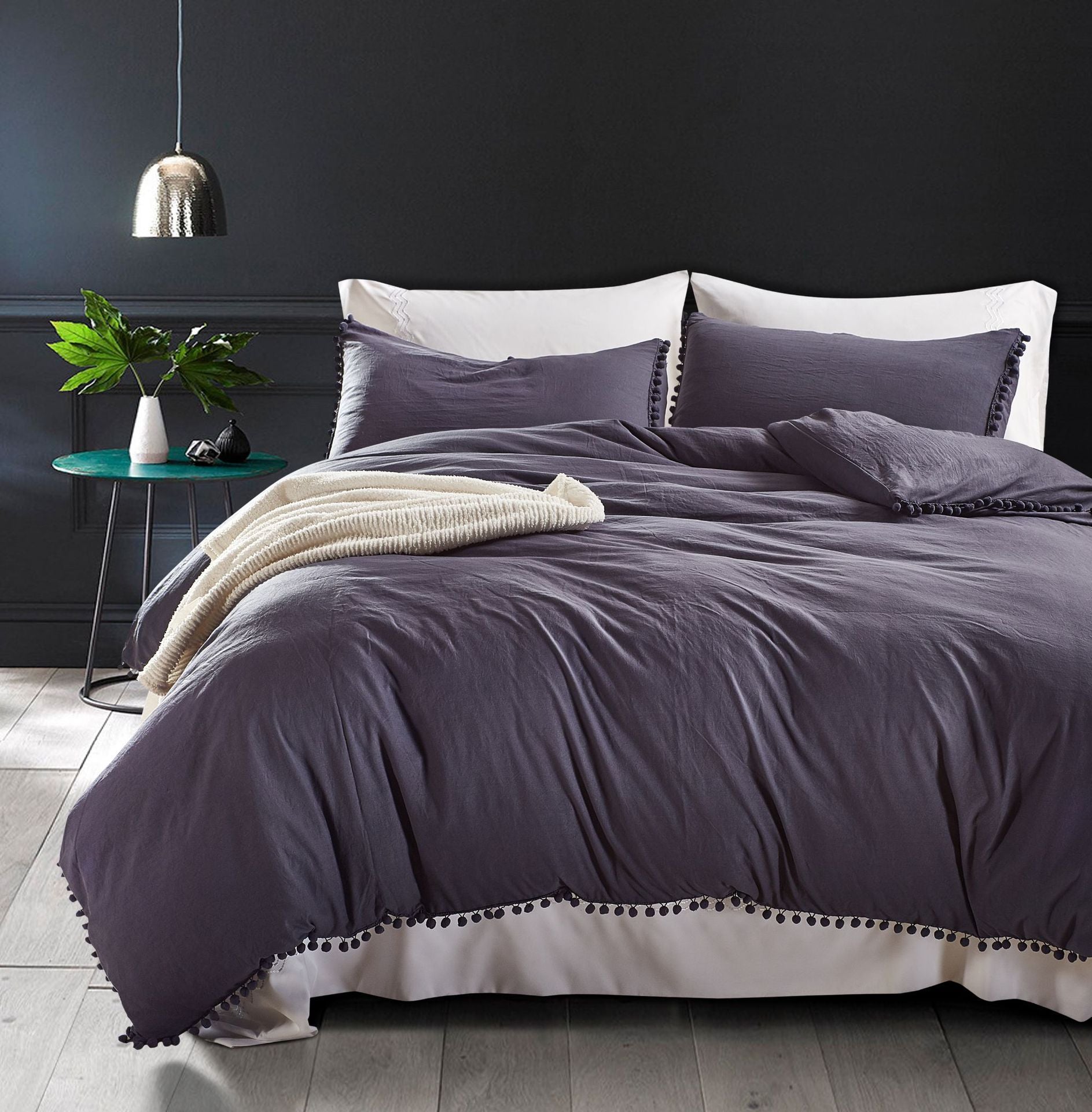 Polyester Duvet Cover Set - Reactive Dye & Sanded Finish