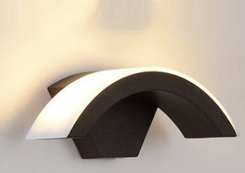 Curved Moon Induction Wall Light