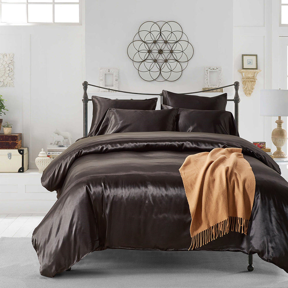 Luxury Polyester Bedding Set: Deluxe 3-Piece Home Textiles