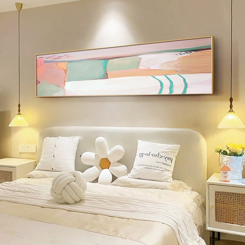 Pink Bedroom Bedside Decoration Painting