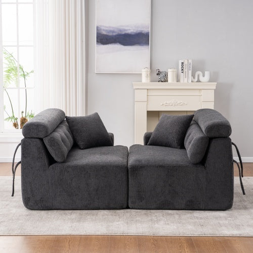 4-seater combined Sofa With 2 Pillows